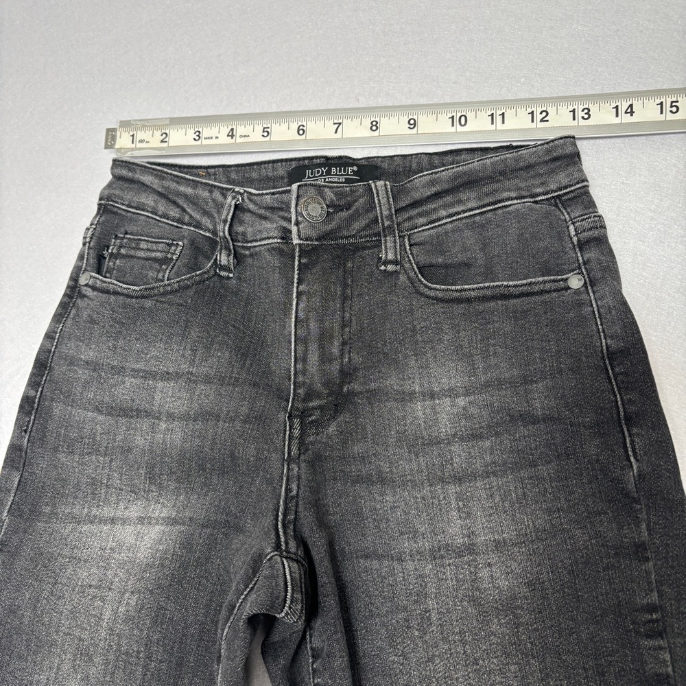 Judy Blue Boyfriend Jeans Dark ankle denim 25 - Picture 4 of 9